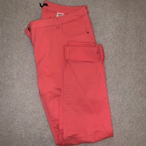 coral H&M pant